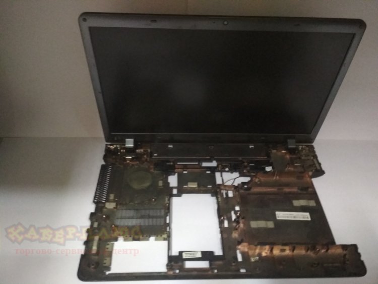 б/у корпус для ноутбука Samsung NP355V5C-A02RU (серый)