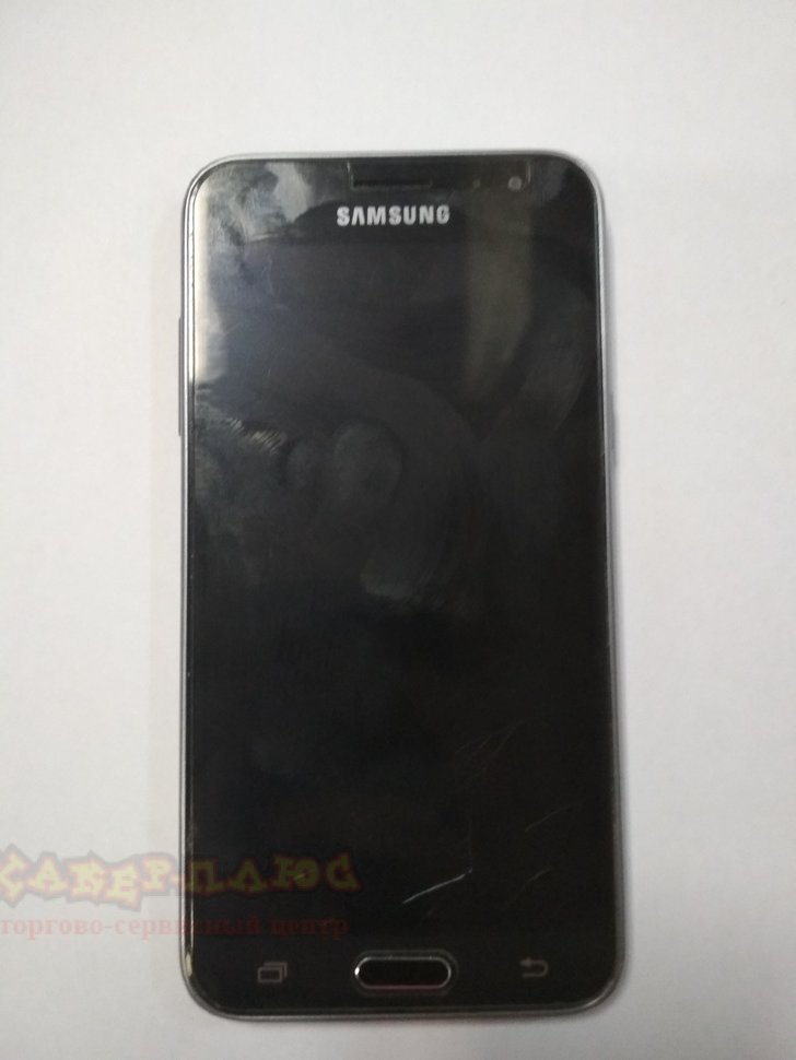телефон Samsung J320F/DS черный на запчасти