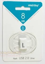 USB-flash Smartbuy 8GB Lara series USB 2.0 White
