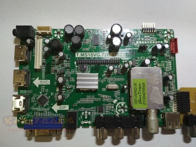 б/у плата Main T.MS18VG.72B 12023 для телевизора SUPRA STV-LC32790WL 